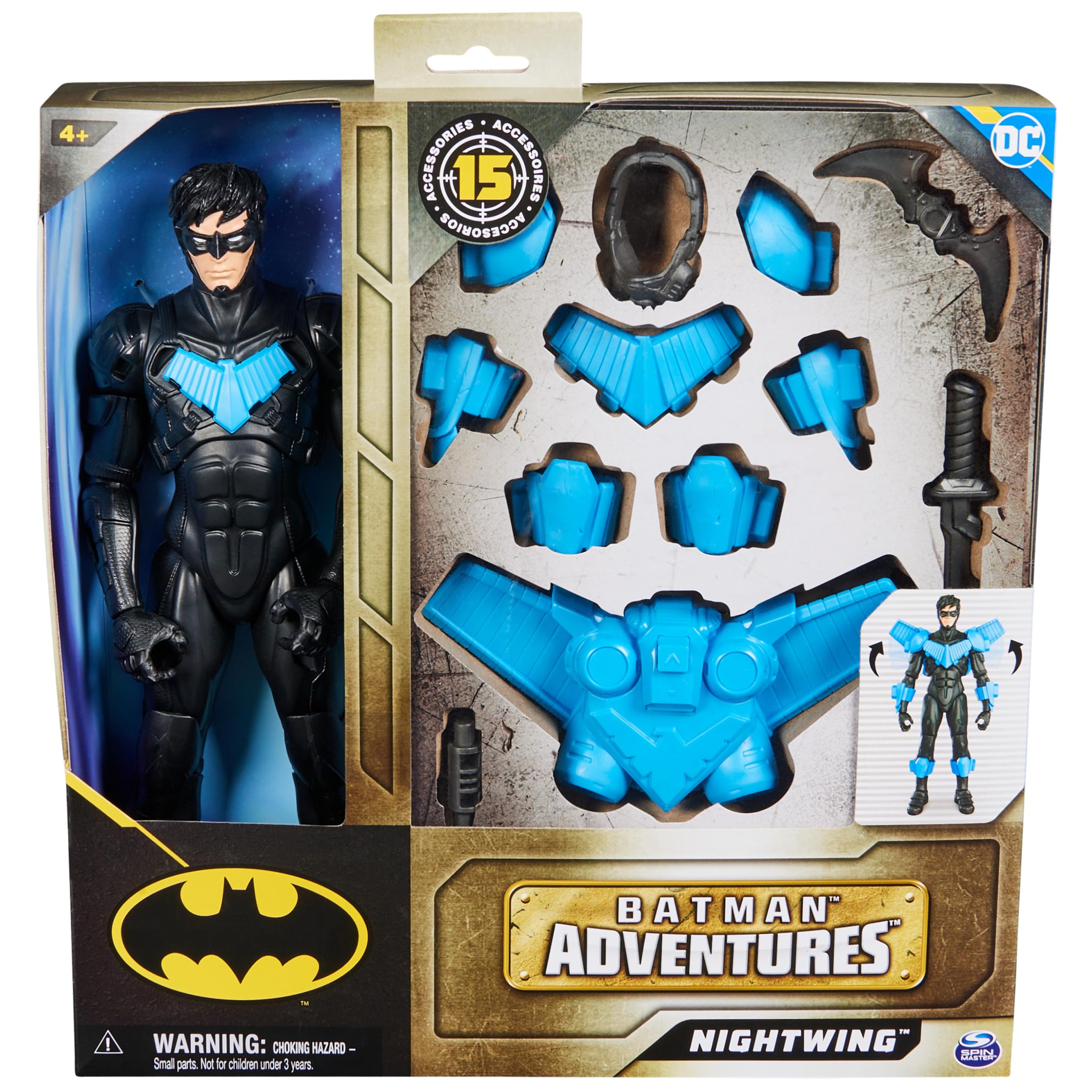 Foto 3 pulgar | Figura De Acción Dc Comics Batman Adventures Nightwing 30 Cm - Venta Internacional.