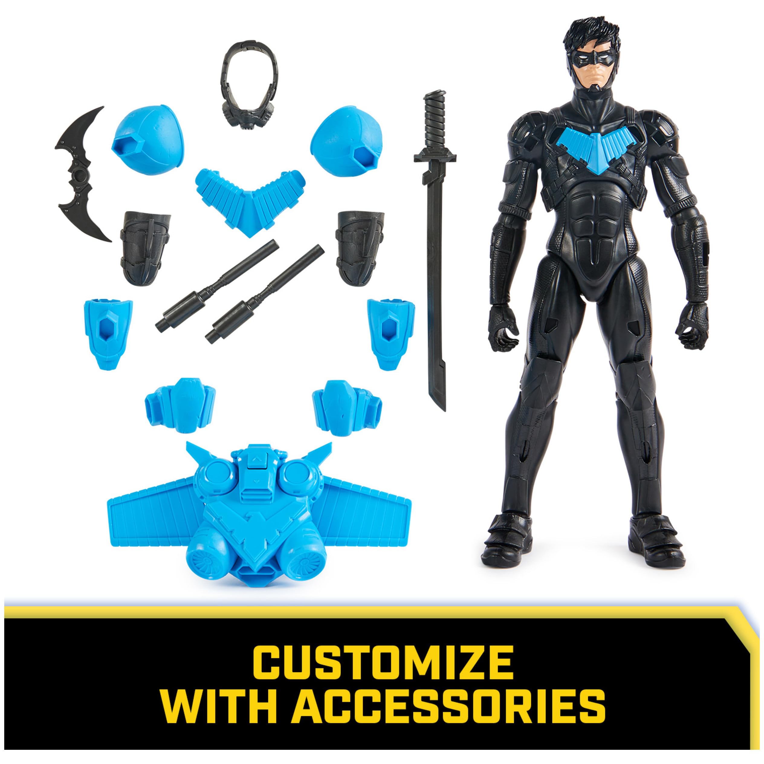 Foto 5 pulgar | Figura De Acción Dc Comics Batman Adventures Nightwing 30 Cm - Venta Internacional.