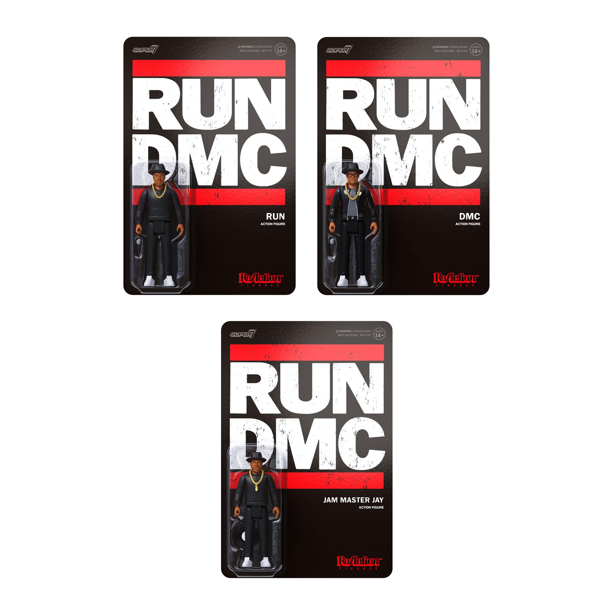 Foto 5 | Figura De Acción Super7 Run Dmc Darryl Dmc Mcdaniels 9,5 Cm - Venta Internacional.