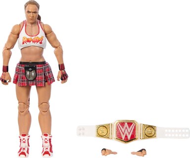 Foto 1 | Figura de Acción Mattel WWE Ronda Rousey Top Picks Elite de 6 Pulgadas con Accesorios Intercambiables - Venta Intern