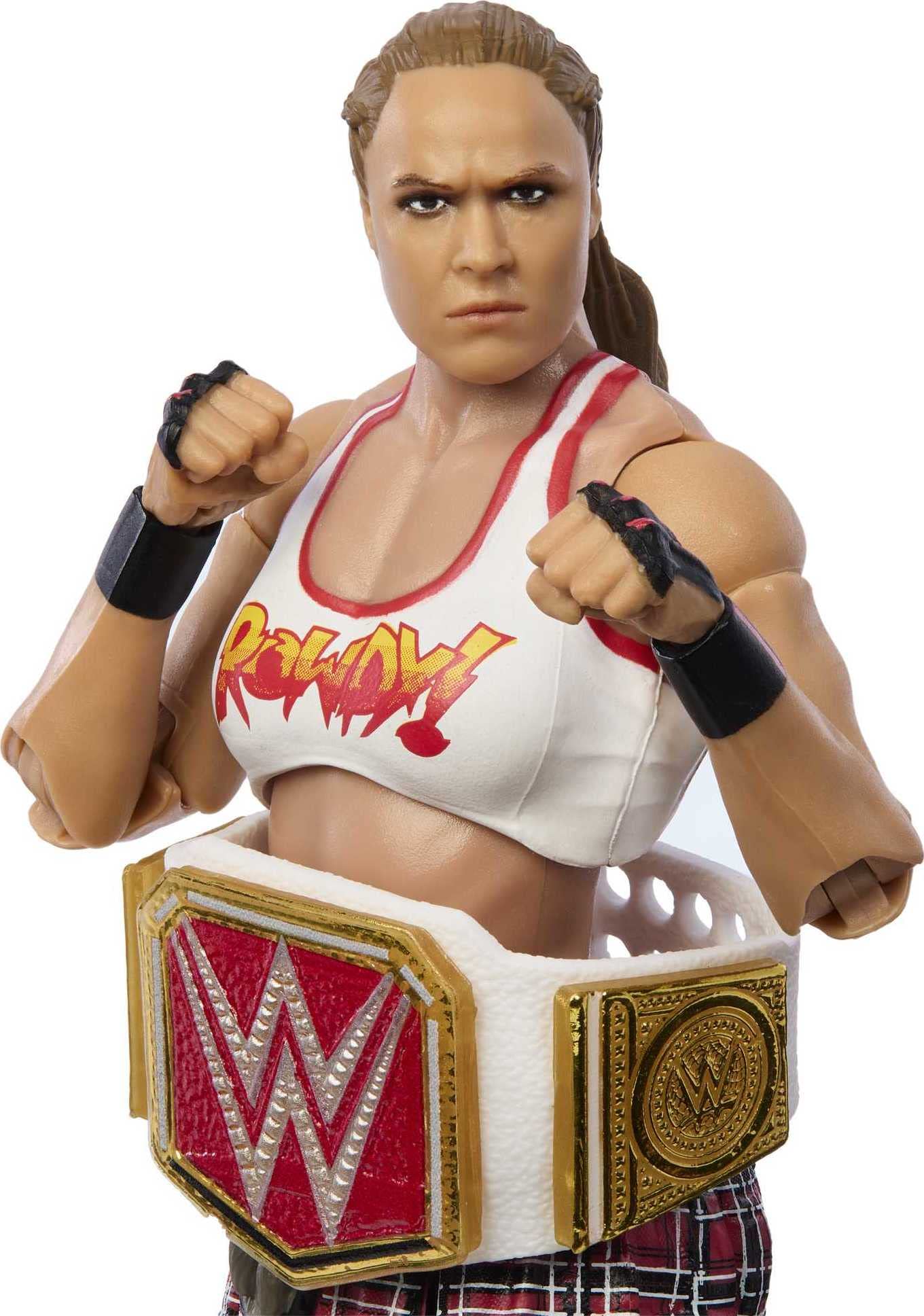 Foto 2 | Figura de Acción Mattel WWE Ronda Rousey Top Picks Elite de 6 Pulgadas con Accesorios Intercambiables - Venta Intern