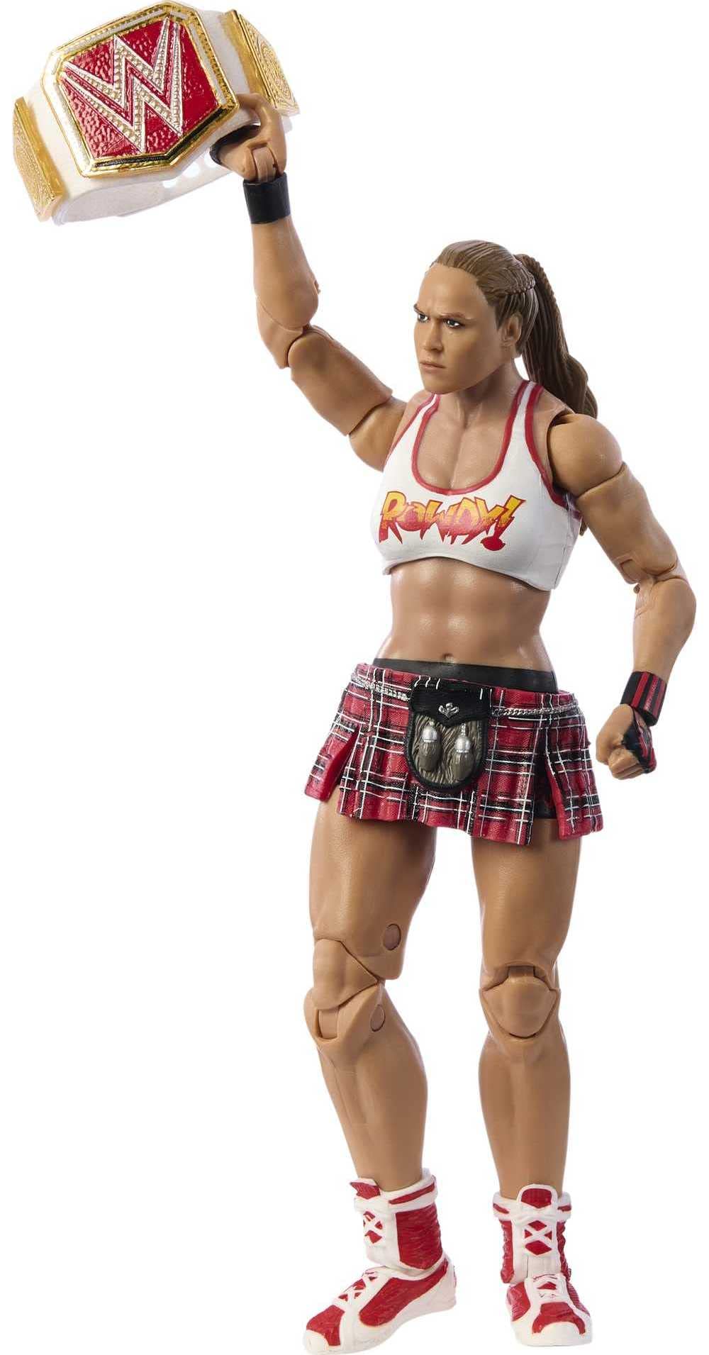 Foto 4 pulgar | Figura de Acción Mattel WWE Ronda Rousey Top Picks Elite de 6 Pulgadas con Accesorios Intercambiables - Venta Intern