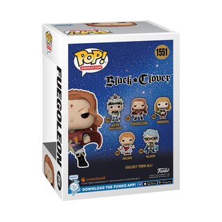 Foto 3 | Fuegoleón De Trébol Negro Funko Pop Animation, 10 Cm - Venta Internacional.