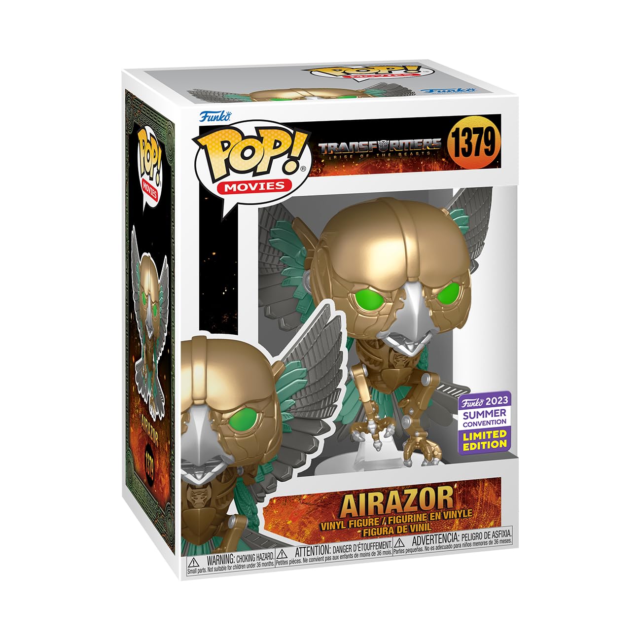 Foto 3 pulgar | Figura De Acción Funko Pop! Películas Transformers Airazor 4.4 Pulgadas - Venta Internacional.