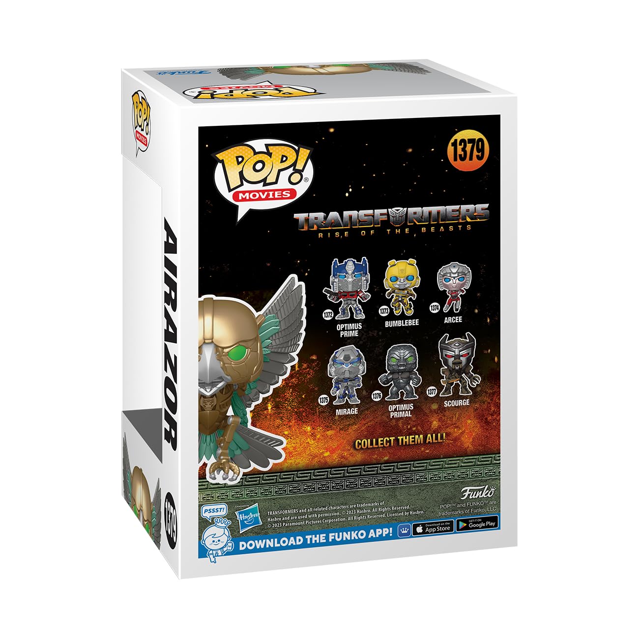Foto 4 pulgar | Figura De Acción Funko Pop! Películas Transformers Airazor 4.4 Pulgadas - Venta Internacional.