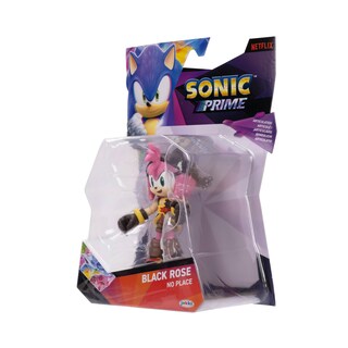 Foto 6 | Figura De Acción Sonic The Hedgehog Sonic Prime Black Rose 13 Cm - Venta Internacional.
