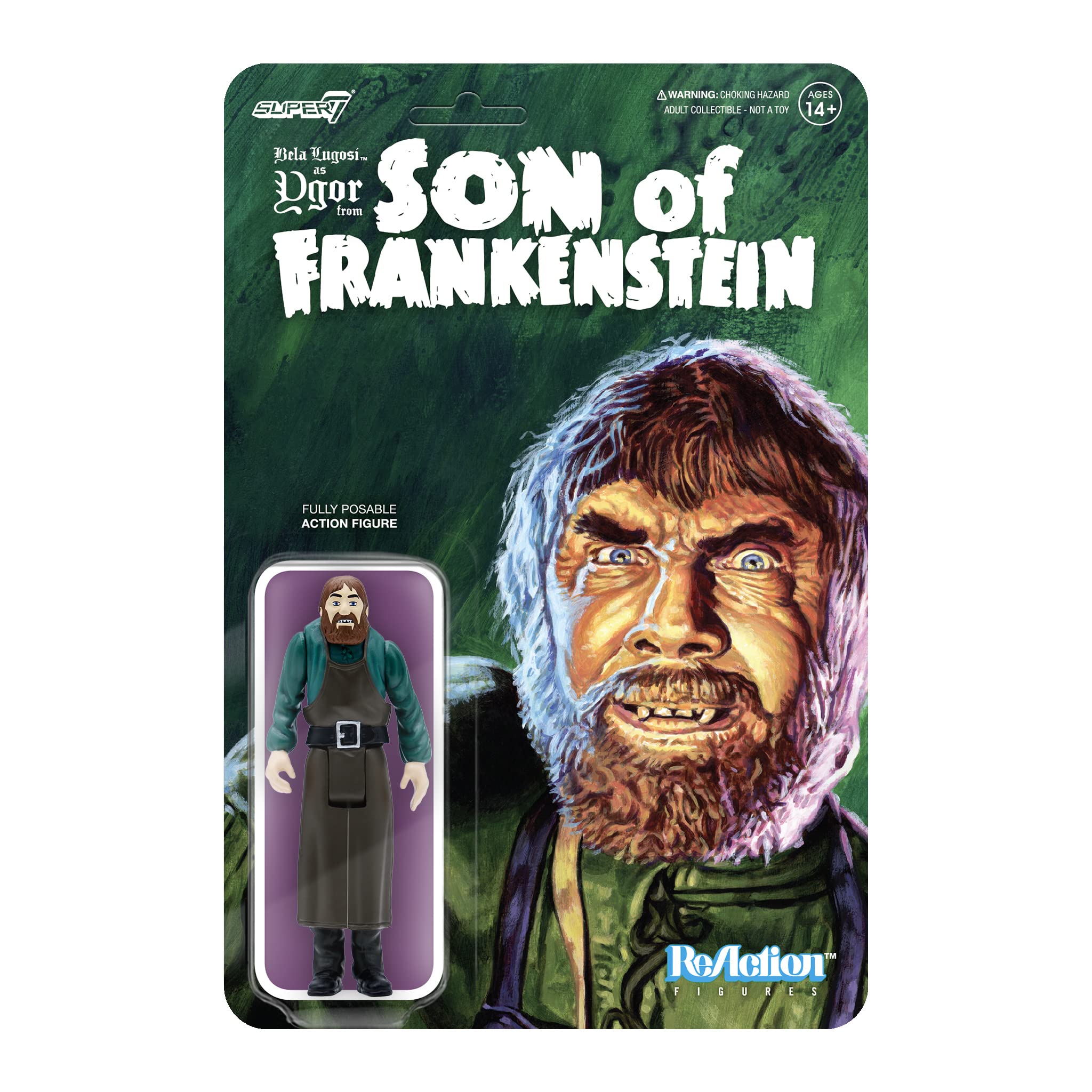 Figura De Acción Super7 Universal Monsters Son Of Frankenstein - Venta Internacional.