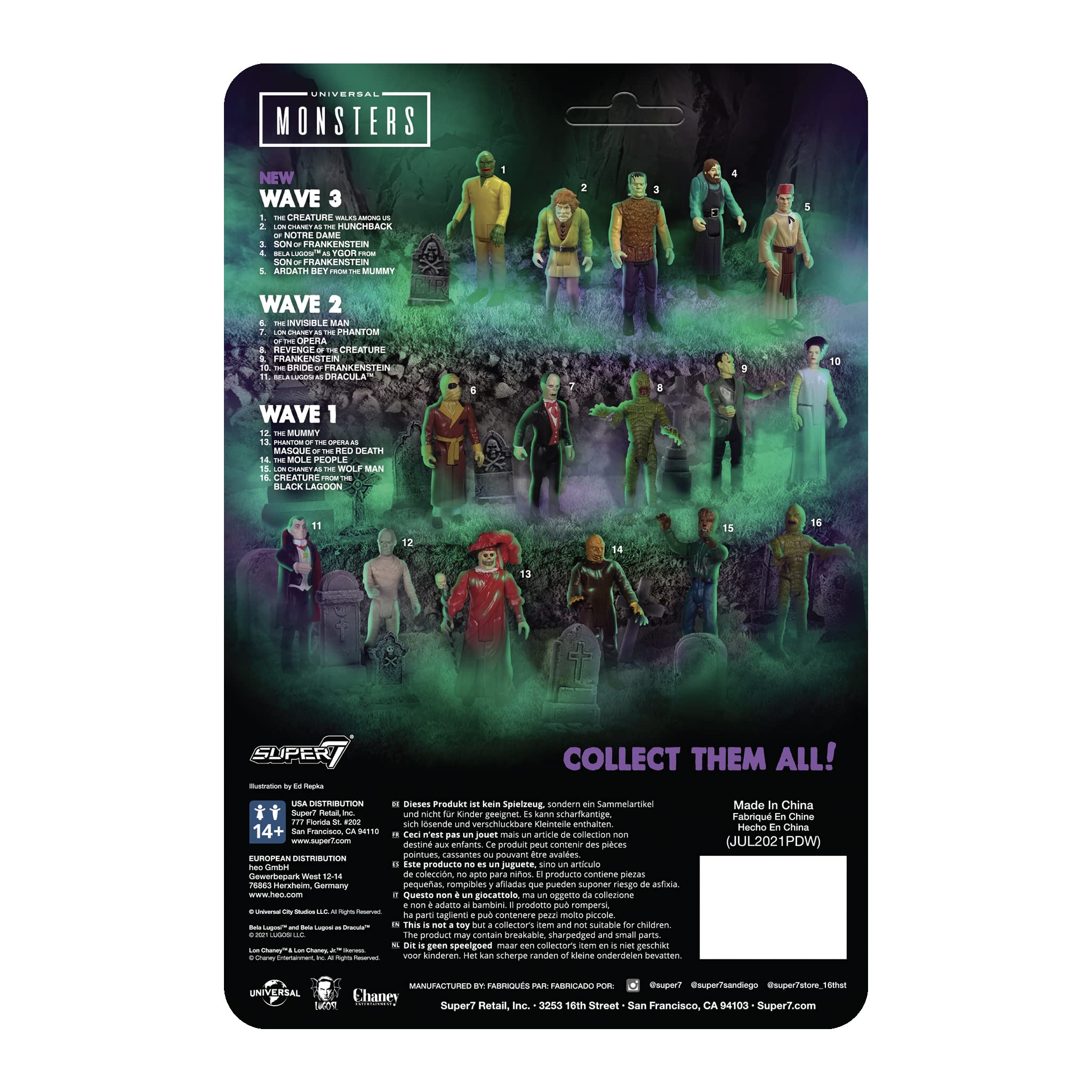 Foto 4 pulgar | Figura De Acción Super7 Universal Monsters Son Of Frankenstein - Venta Internacional.