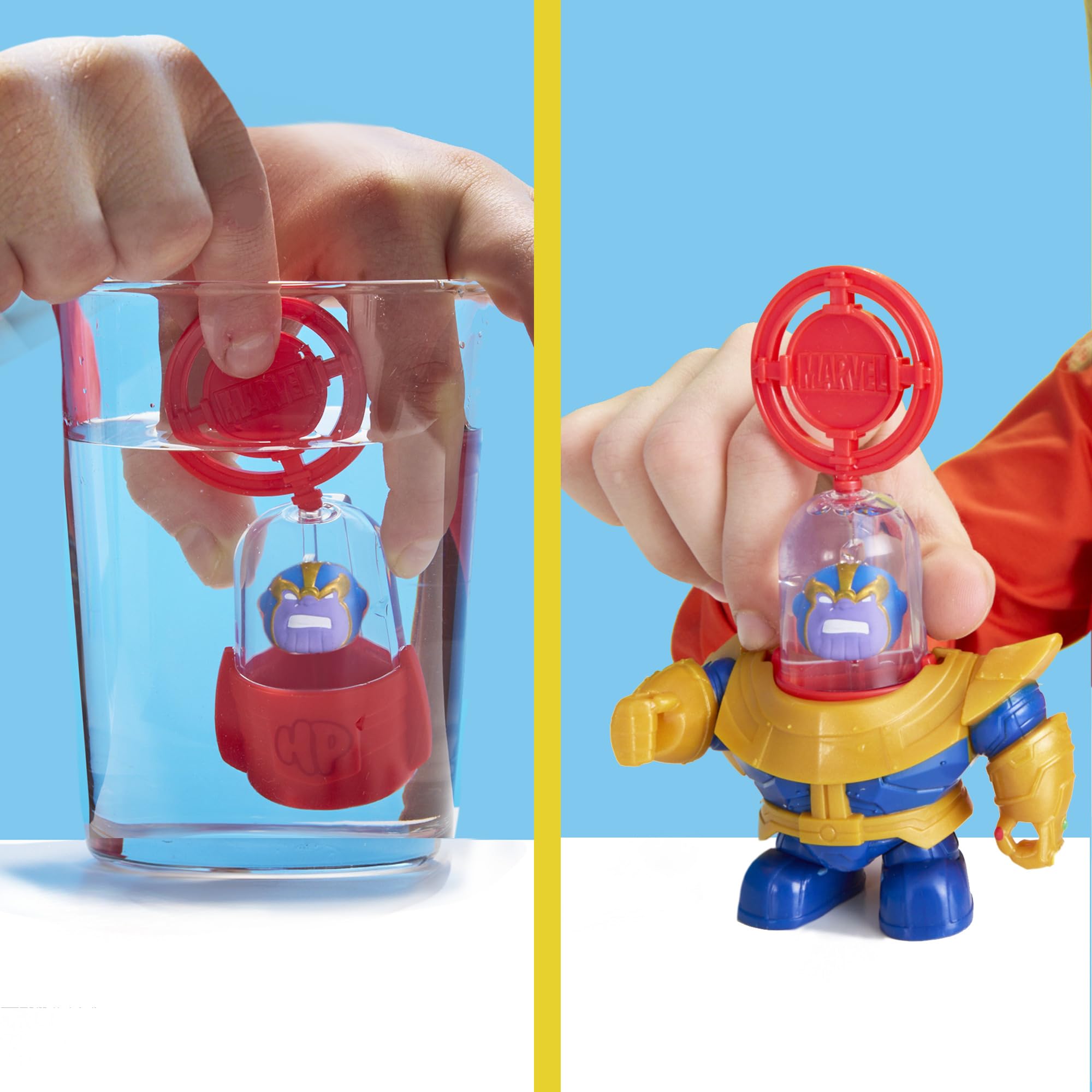 Foto 3 pulgar | Set De Batalla Hydro Pods Marvel Thanos Aqua Armor Para Niños Mayores De 6 Años - Venta Internacional.