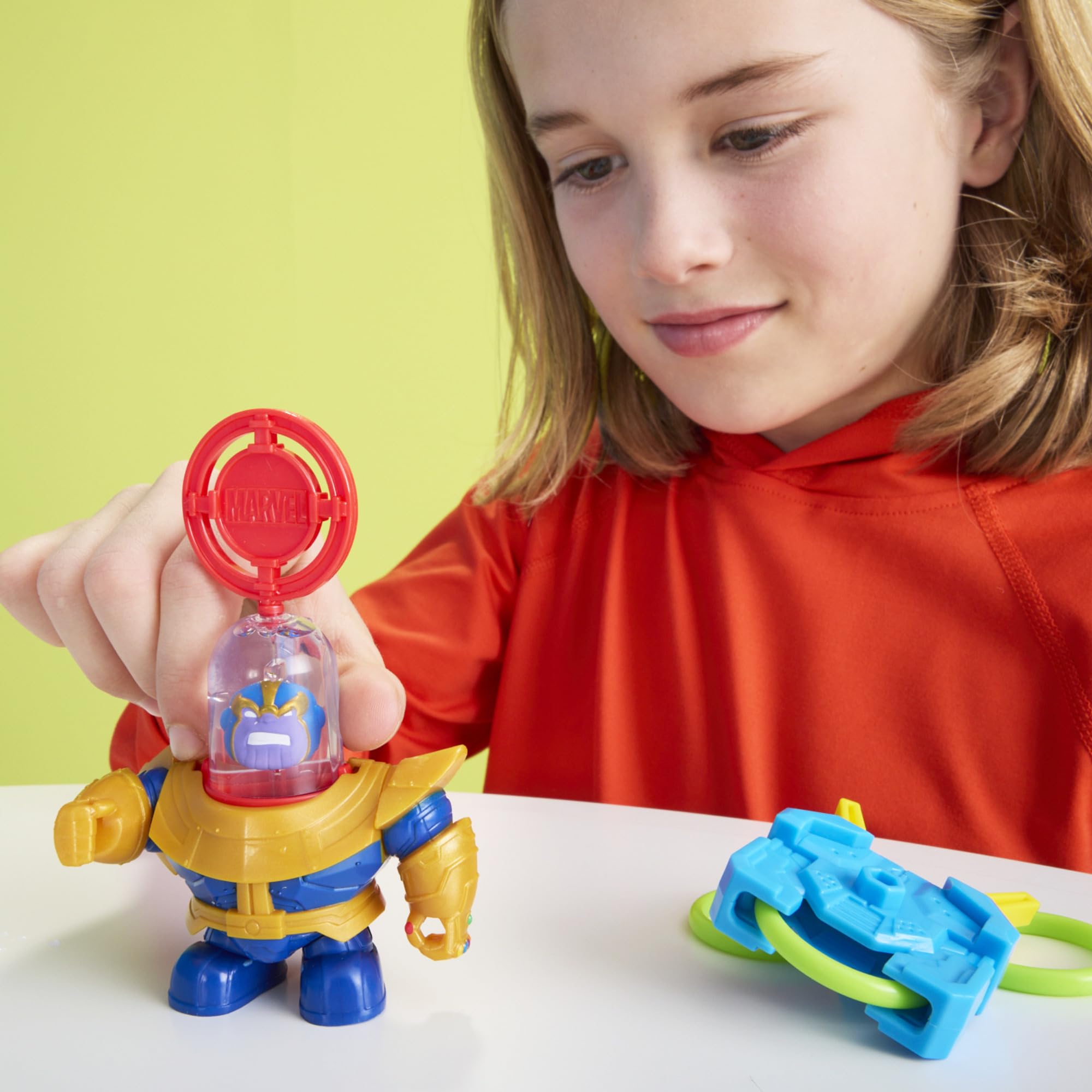 Foto 5 pulgar | Set De Batalla Hydro Pods Marvel Thanos Aqua Armor Para Niños Mayores De 6 Años - Venta Internacional.