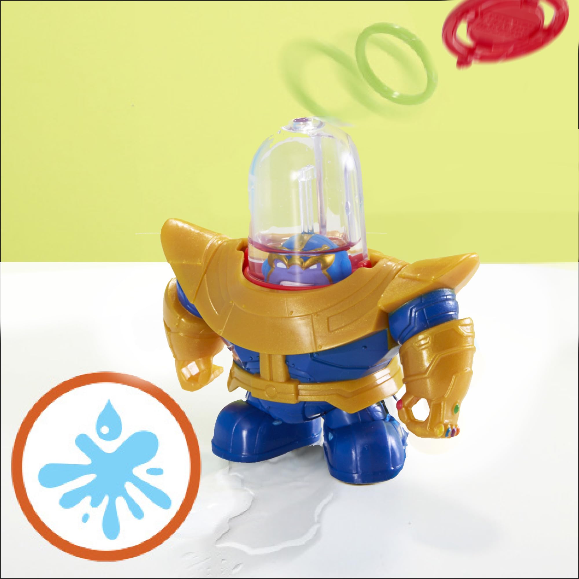 Foto 6 pulgar | Set De Batalla Hydro Pods Marvel Thanos Aqua Armor Para Niños Mayores De 6 Años - Venta Internacional.