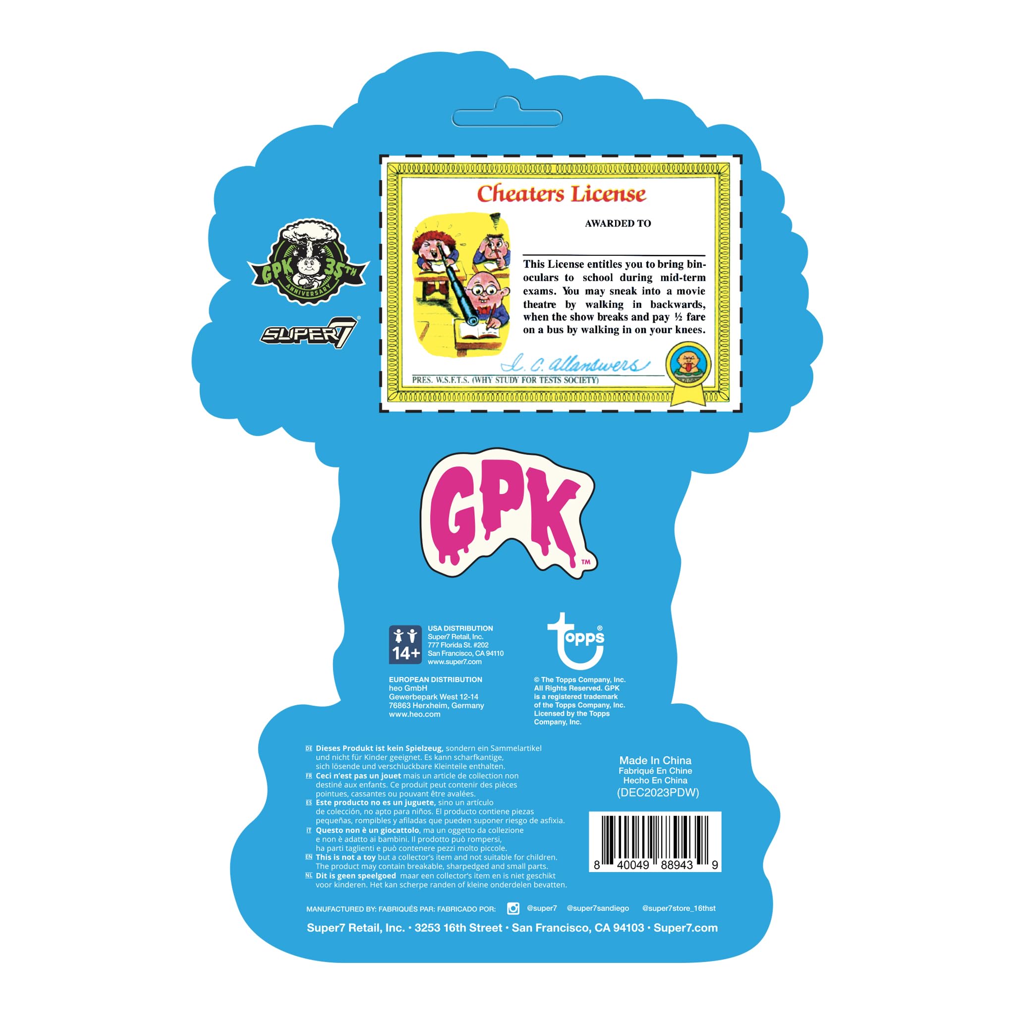 Foto 4 pulgar | Figura De Acción Super7 Gpk Reaction Blasted Billy 9,5 Cm - Venta Internacional.