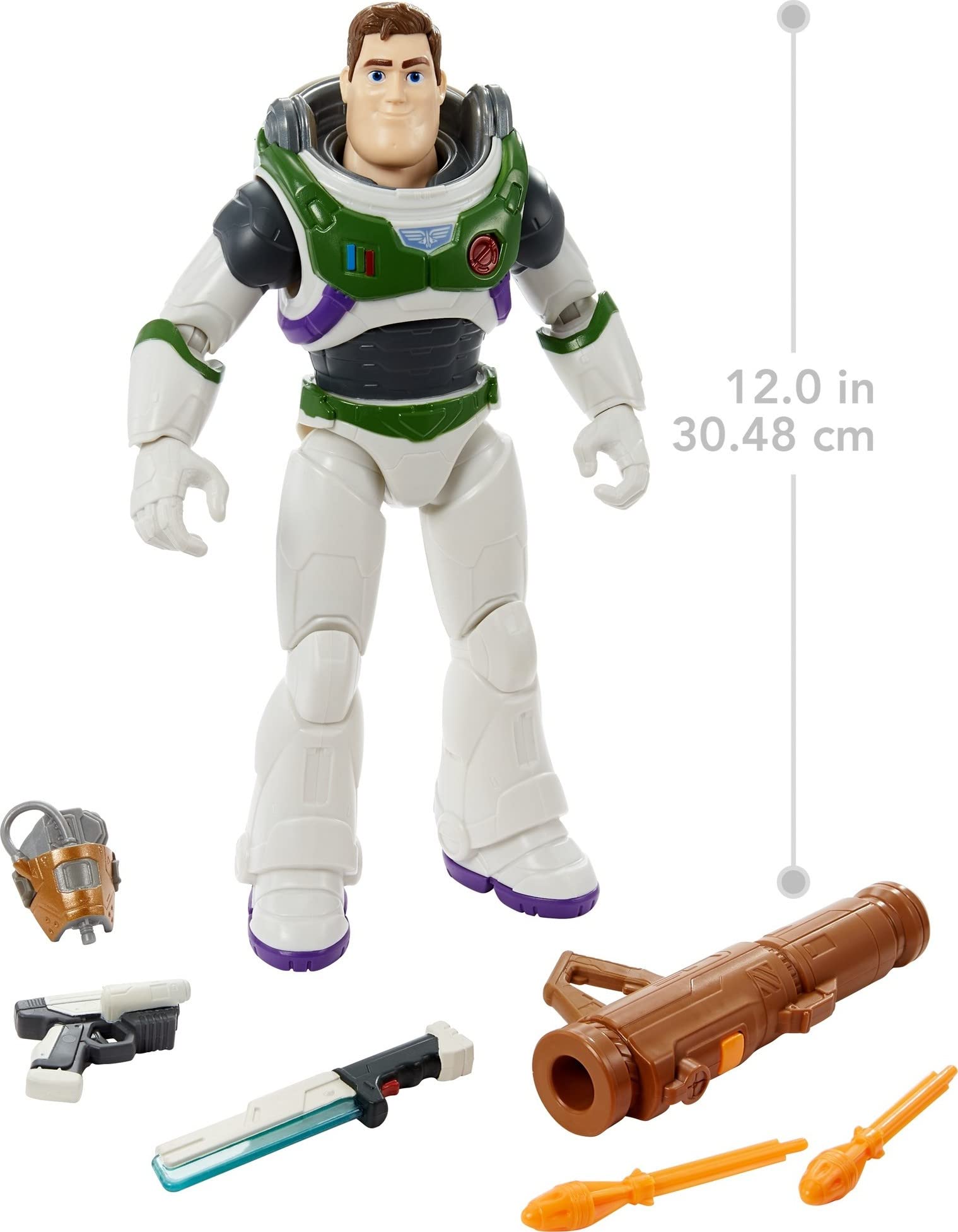 Foto 3 pulgar | Figura De Acción Mattel Disney Pixar Lightyear Buzz 30 Cm Con Acc - Venta Internacional.