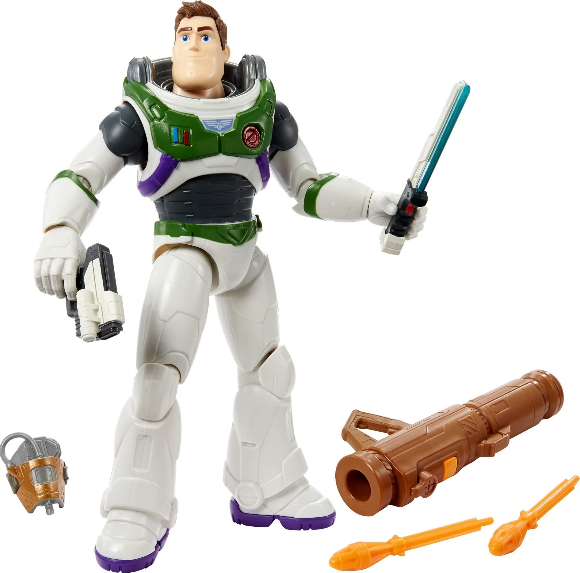 Foto 5 pulgar | Figura De Acción Mattel Disney Pixar Lightyear Buzz 30 Cm Con Acc - Venta Internacional.