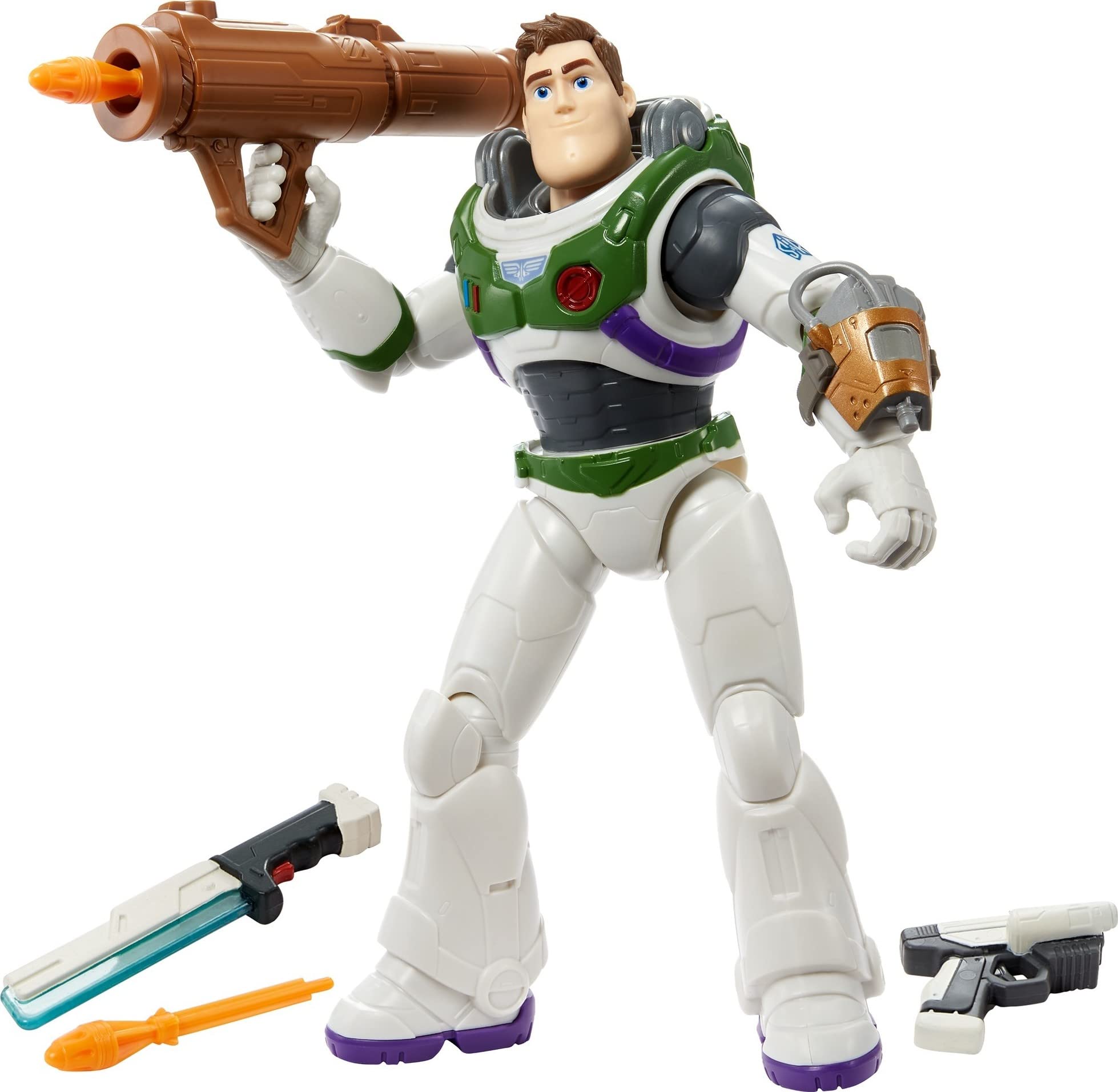 Foto 6 pulgar | Figura De Acción Mattel Disney Pixar Lightyear Buzz 30 Cm Con Acc - Venta Internacional.