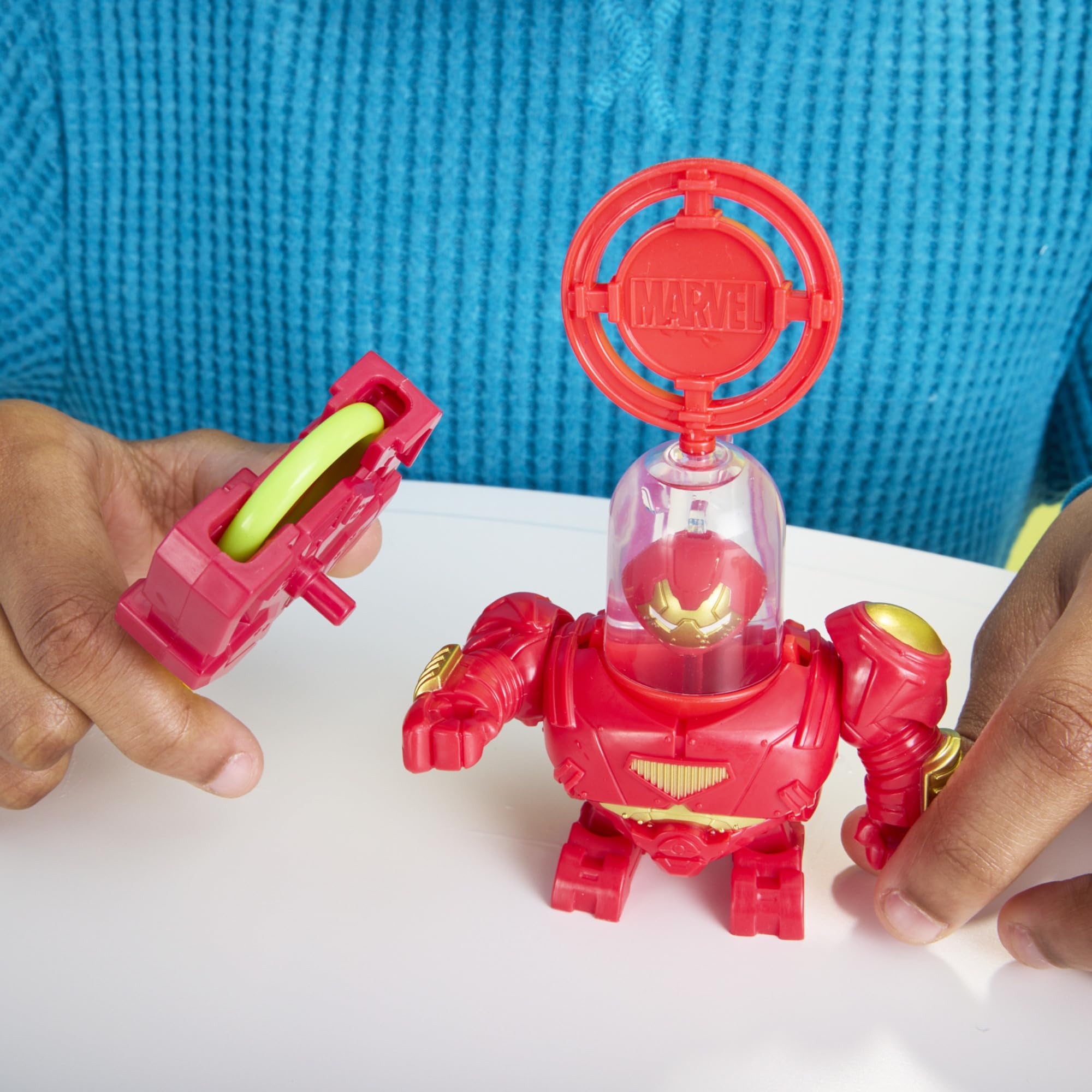 Foto 5 pulgar | Set De Batalla Hydro Pods Marvel Hulkbuster Aqua Armor De 10 Cm - Venta Internacional.