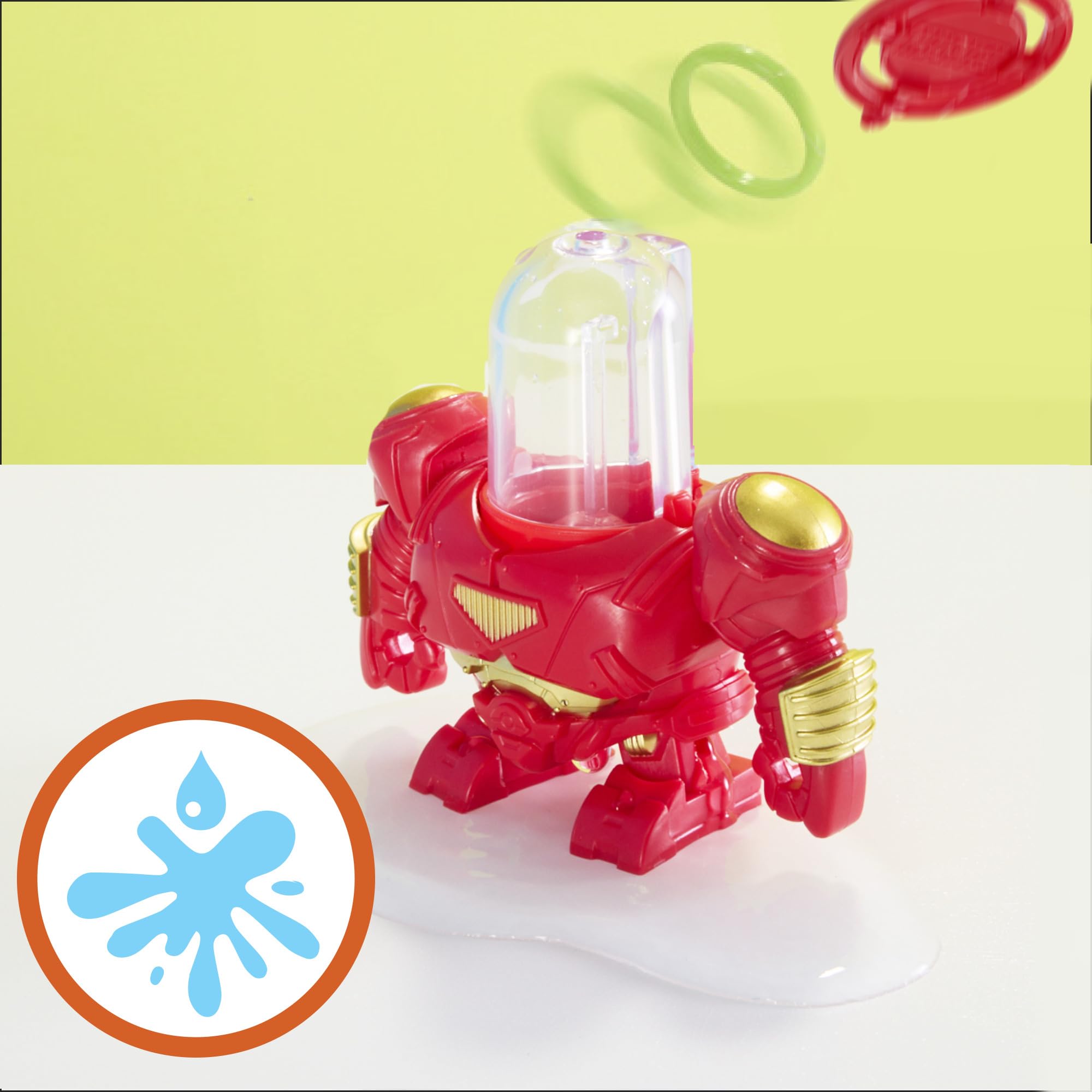 Foto 6 pulgar | Set De Batalla Hydro Pods Marvel Hulkbuster Aqua Armor De 10 Cm - Venta Internacional.