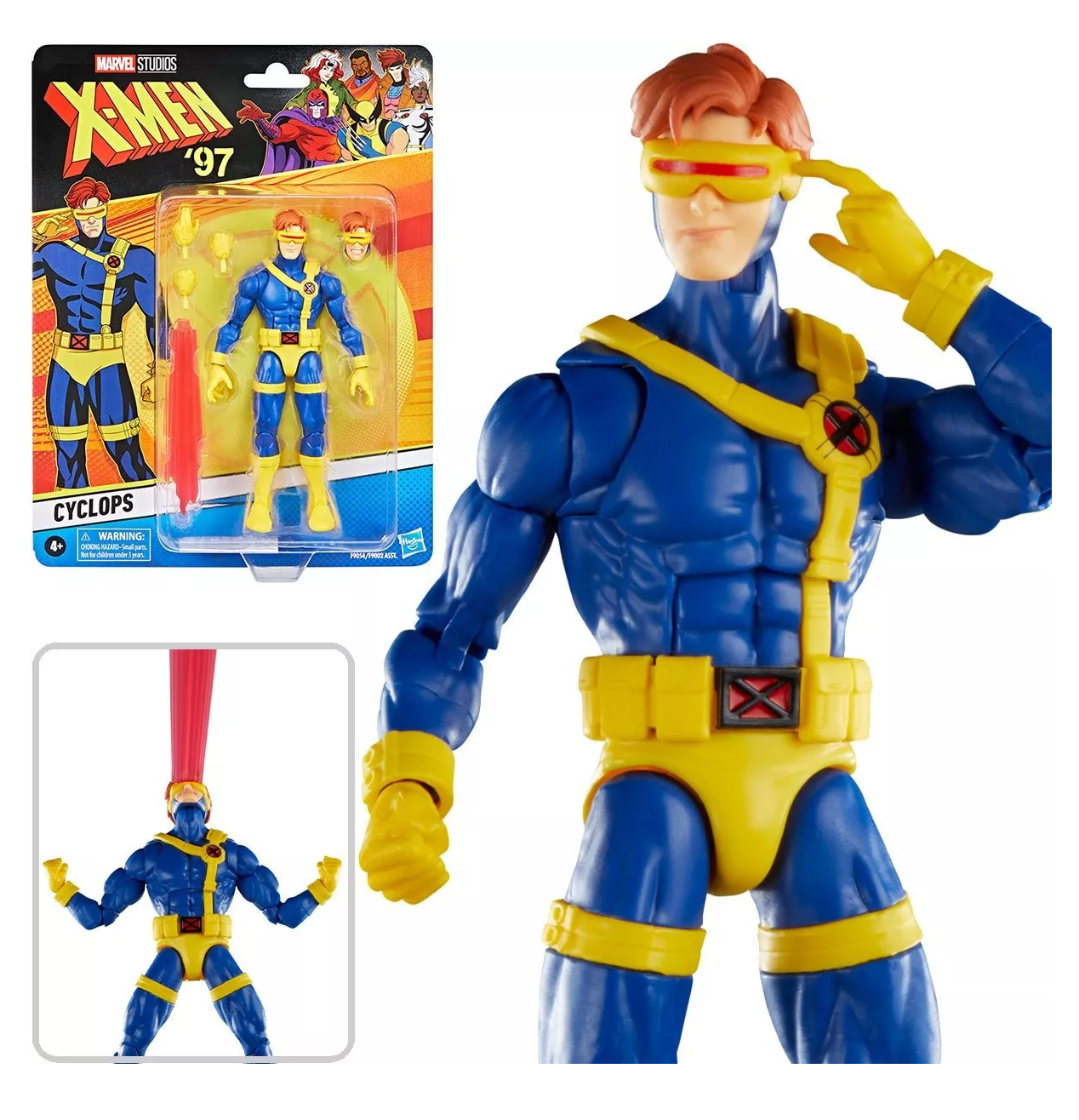 Foto 5 pulgar | Cyclops - X-men 97 Marvel Legends - Escala 6 Pulgadas W2 Amarillo Azul