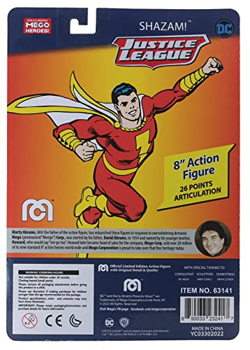 Foto 4 pulgar | Figura De Acción Mego Dc Shazam De 8 Pulgadas Original De 19 - Venta Internacional.