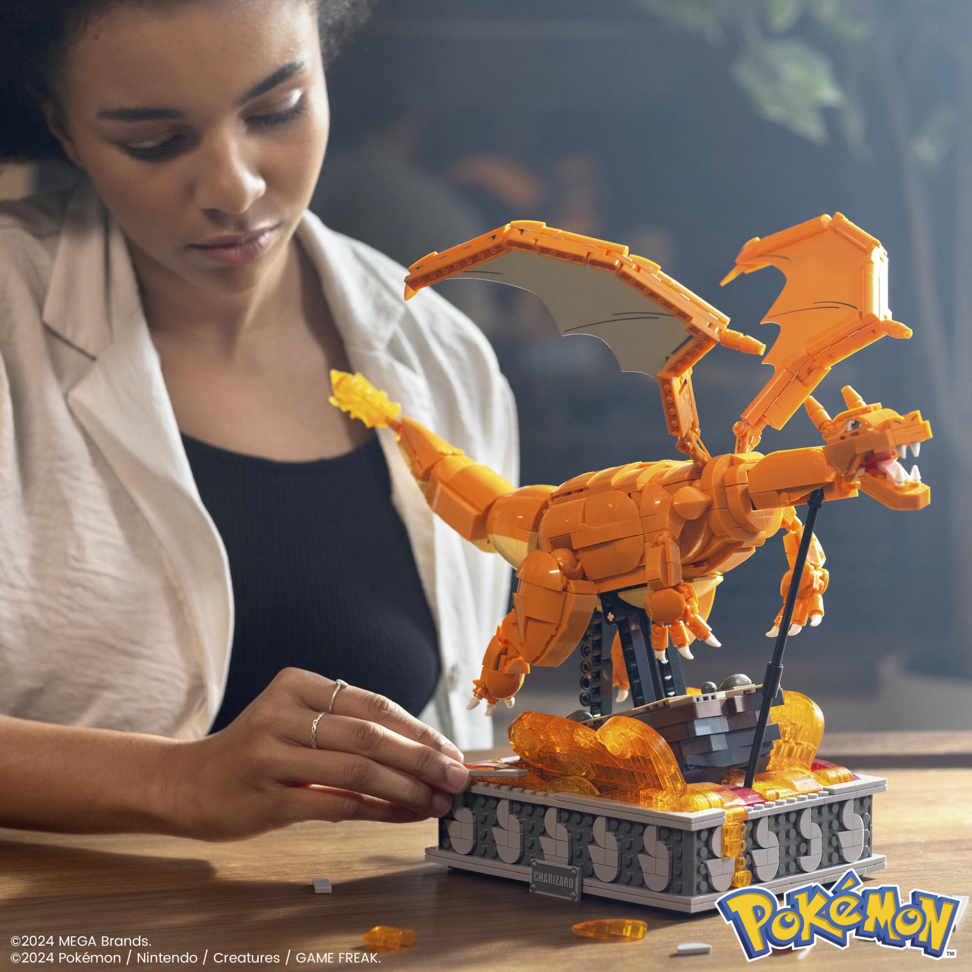 Foto 3 pulgar | Set De Juguetes De Construcción Mega Pokémon Motion Charizard 1664 Piezas - Venta Internacional.