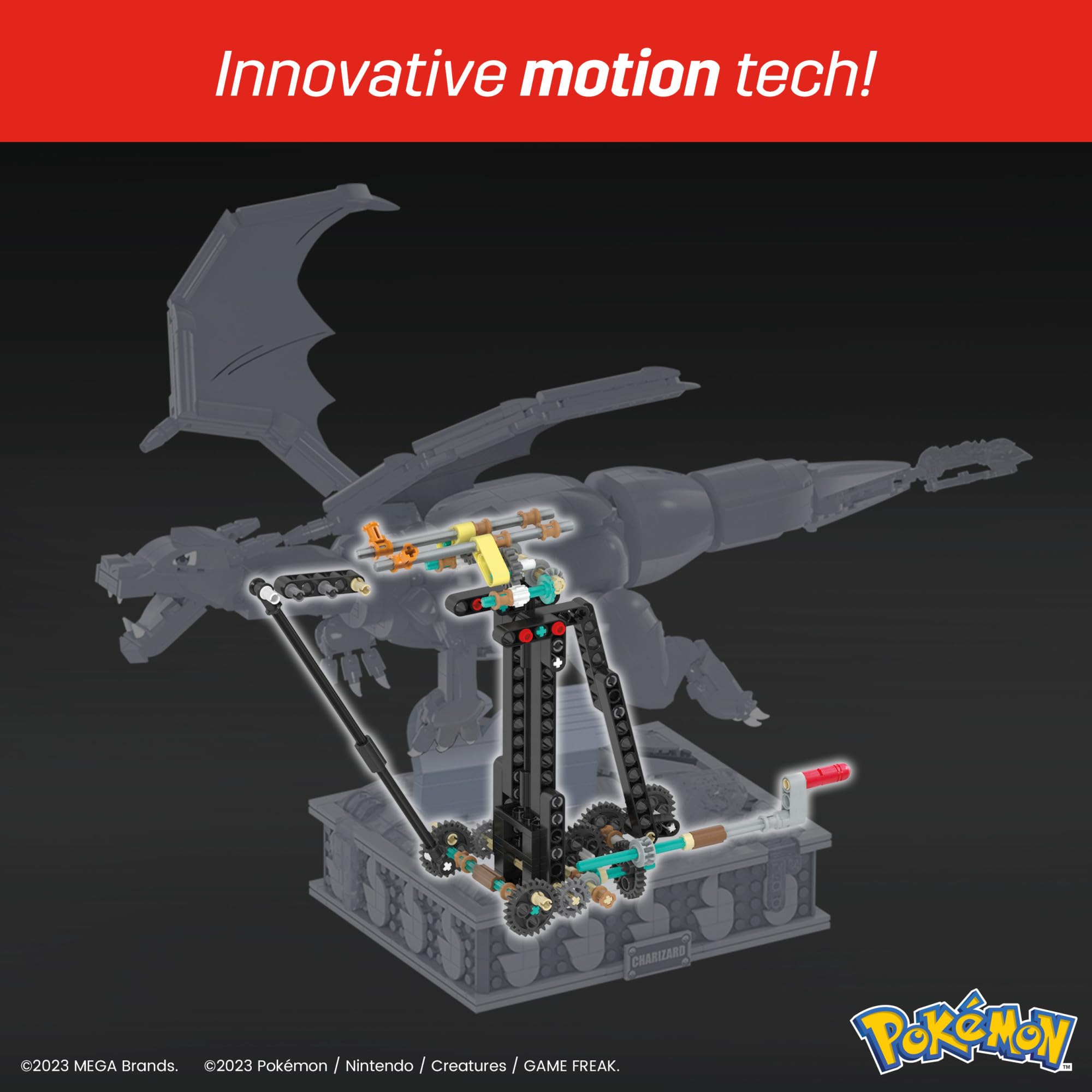 Foto 5 pulgar | Set De Juguetes De Construcción Mega Pokémon Motion Charizard 1664 Piezas - Venta Internacional.