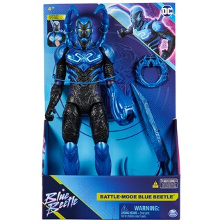 Foto 2 | Figura De Acción Dc Comics Battle-mode Blue Beetle De 30 Cm Con Acc - Venta Internacional.