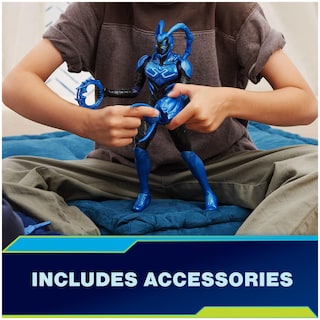 Foto 5 | Figura De Acción Dc Comics Battle-mode Blue Beetle De 30 Cm Con Acc - Venta Internacional.