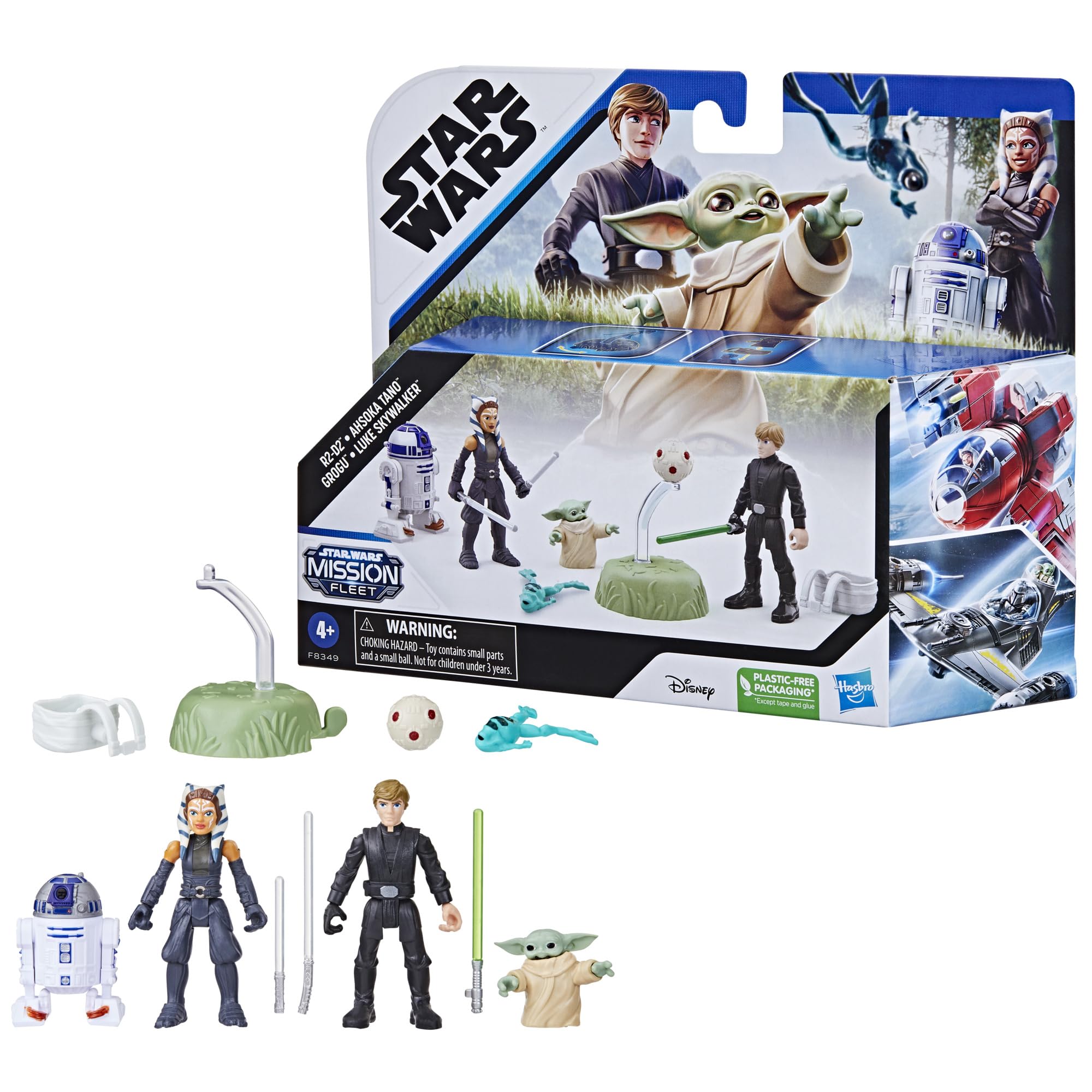 Foto 4 pulgar | Set De Figuras De Acción Star Wars Mission Fleet Grogu De 6,5 Cm Con 4 Figuras Y 7 Accesorios - Venta Internacional.