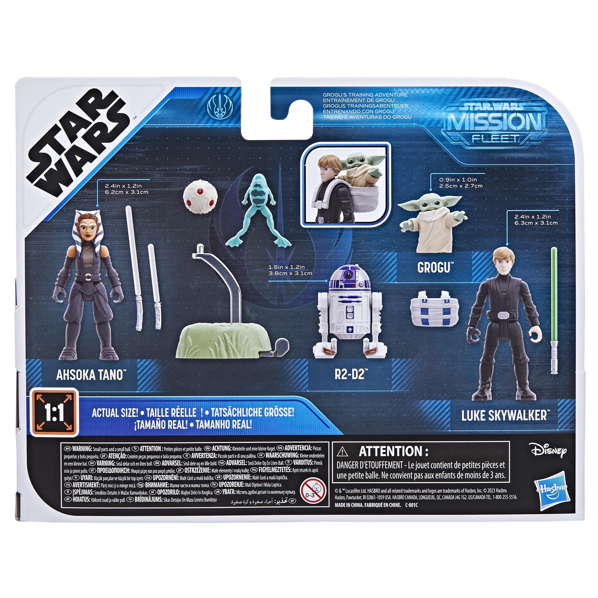 Foto 6 pulgar | Set De Figuras De Acción Star Wars Mission Fleet Grogu De 6,5 Cm Con 4 Figuras Y 7 Accesorios - Venta Internacional.