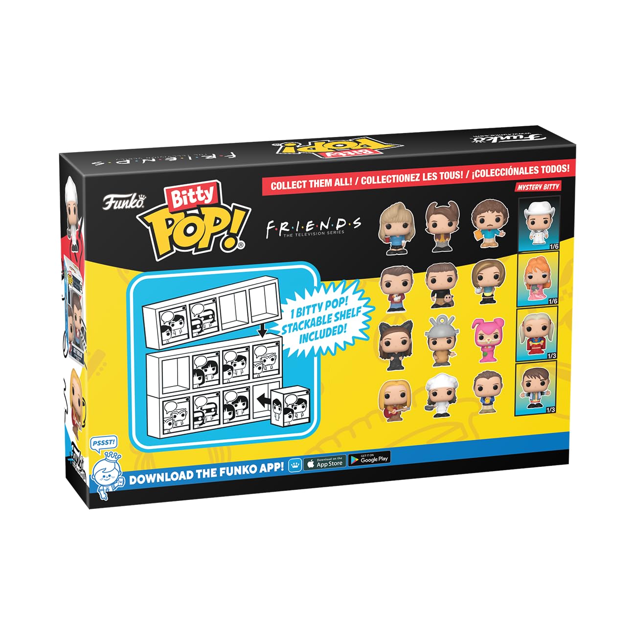 Foto 4 pulgar | Paquete De 4 Minijuguetes Coleccionables Funko Bitty Pop! ¡amigos! - Venta Internacional.