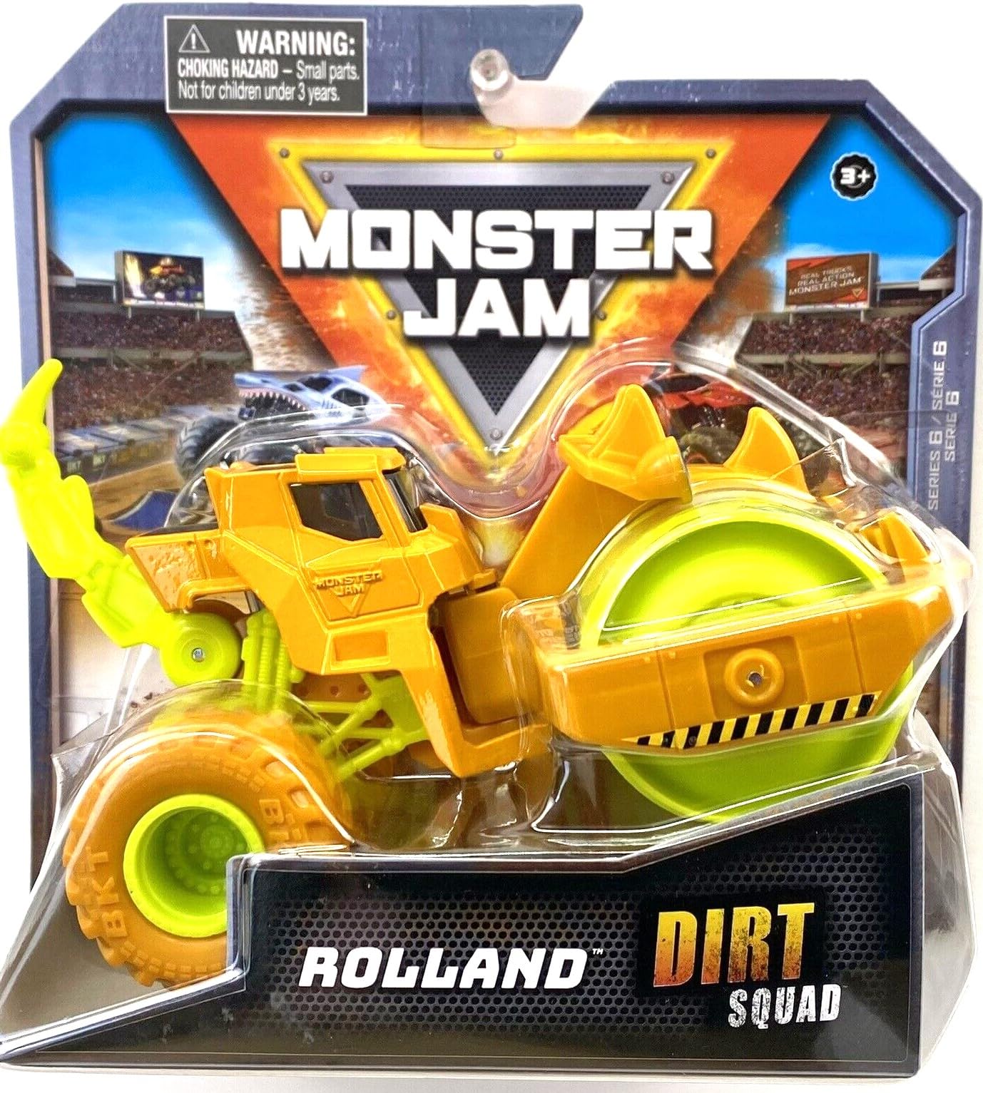 Foto 2 pulgar | Camión Monster Truck Monster Jam Dirt Squad Rolland - Venta Internacional