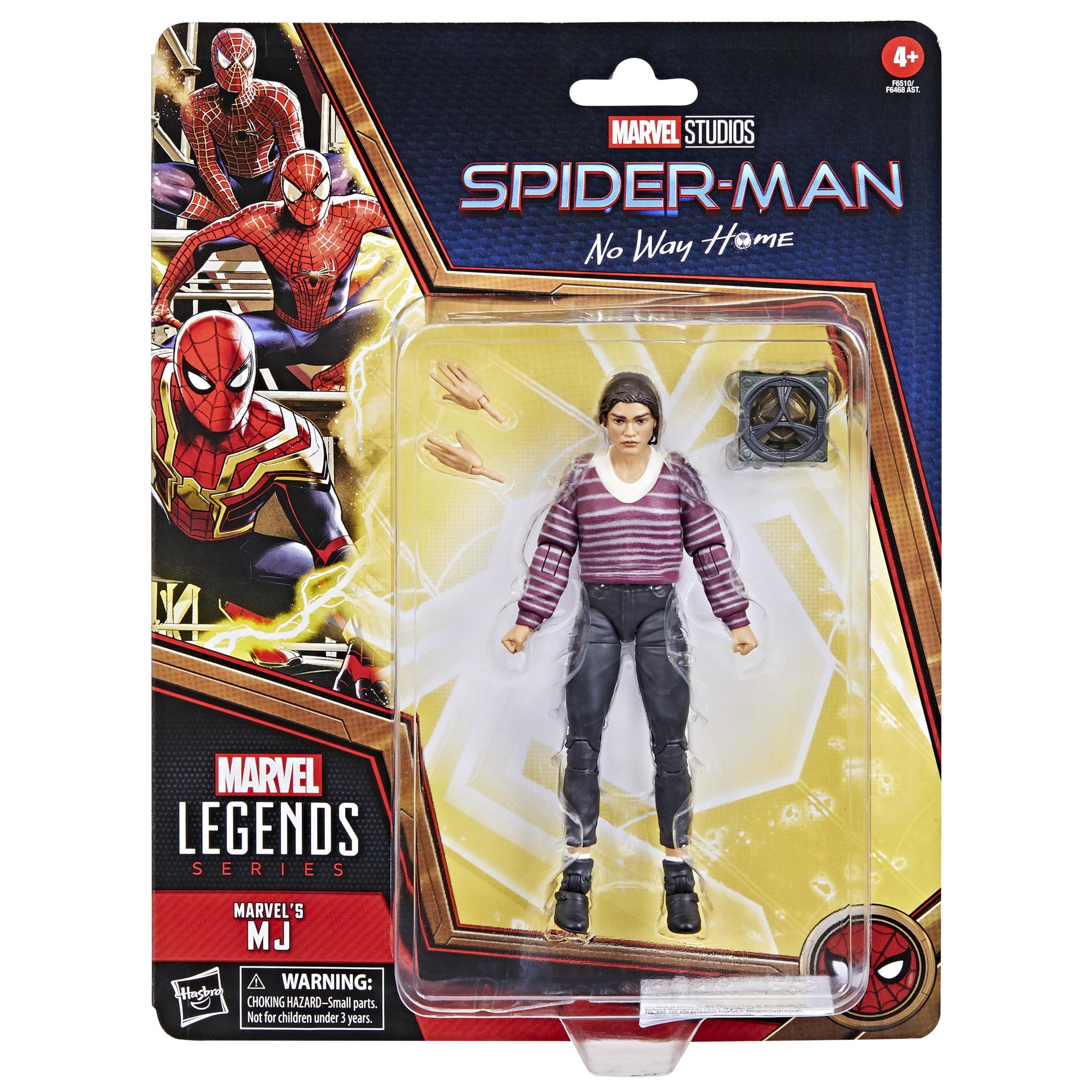 Foto 3 pulgar | Figura de Acción Hasbro Marvel Legends Series Mj Spider-Man - Venta Internacional