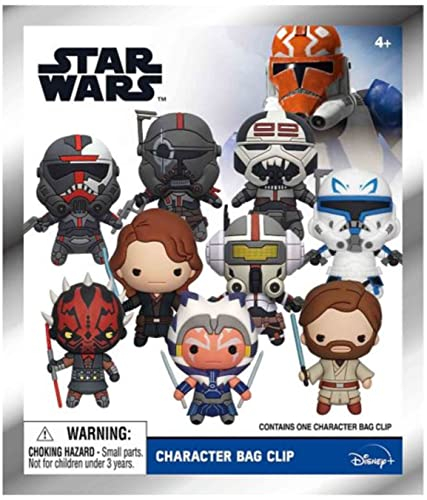 Clip Para Bolsa Star Wars The Clone Wars 3d Foam Series 4 - Venta Internacional.