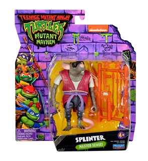 Foto 1 | Figura De Acción Teenage Mutant Ninja Turtles Splinter 12 Cm - Venta Internacional.