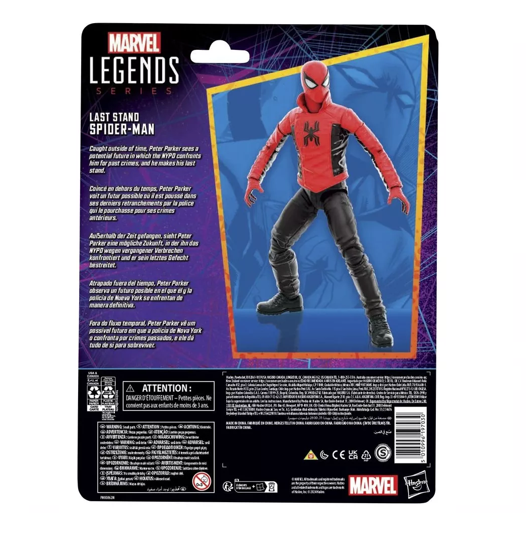 Foto 5 pulgar | Figura Acción De Last Stand Spiderman De Marvel +3 Años Rojo