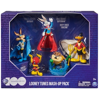 Foto 2 | Paquete De Mezclas De Looney Tunes De Toy Dc Comics, 5 Figuras De 10 Cm Para Niños - Venta Internacional.