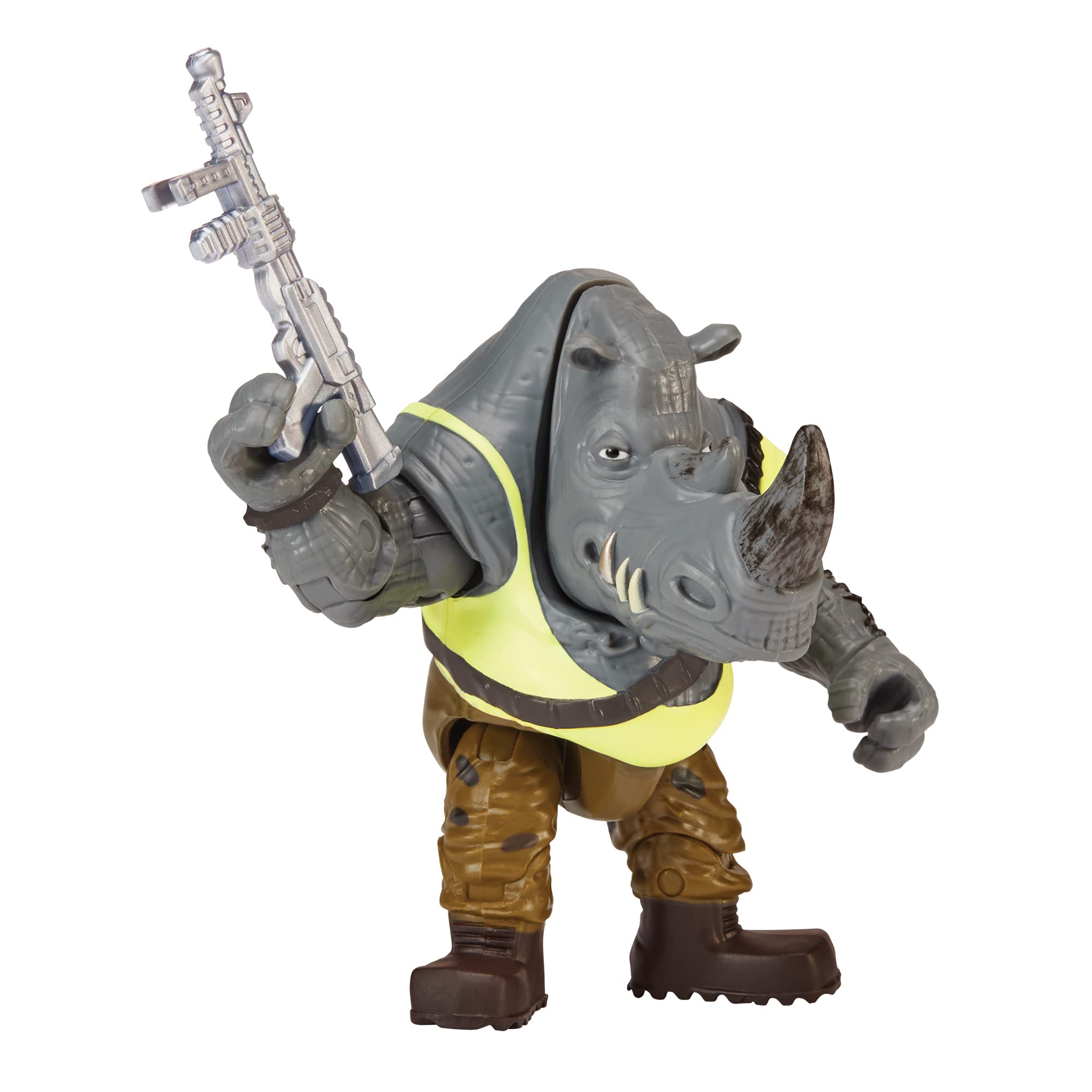 Foto 2 pulgar | Figura De Acción Teenage Mutant Ninja Turtles Rocksteady 10 Cm - Venta Internacional.