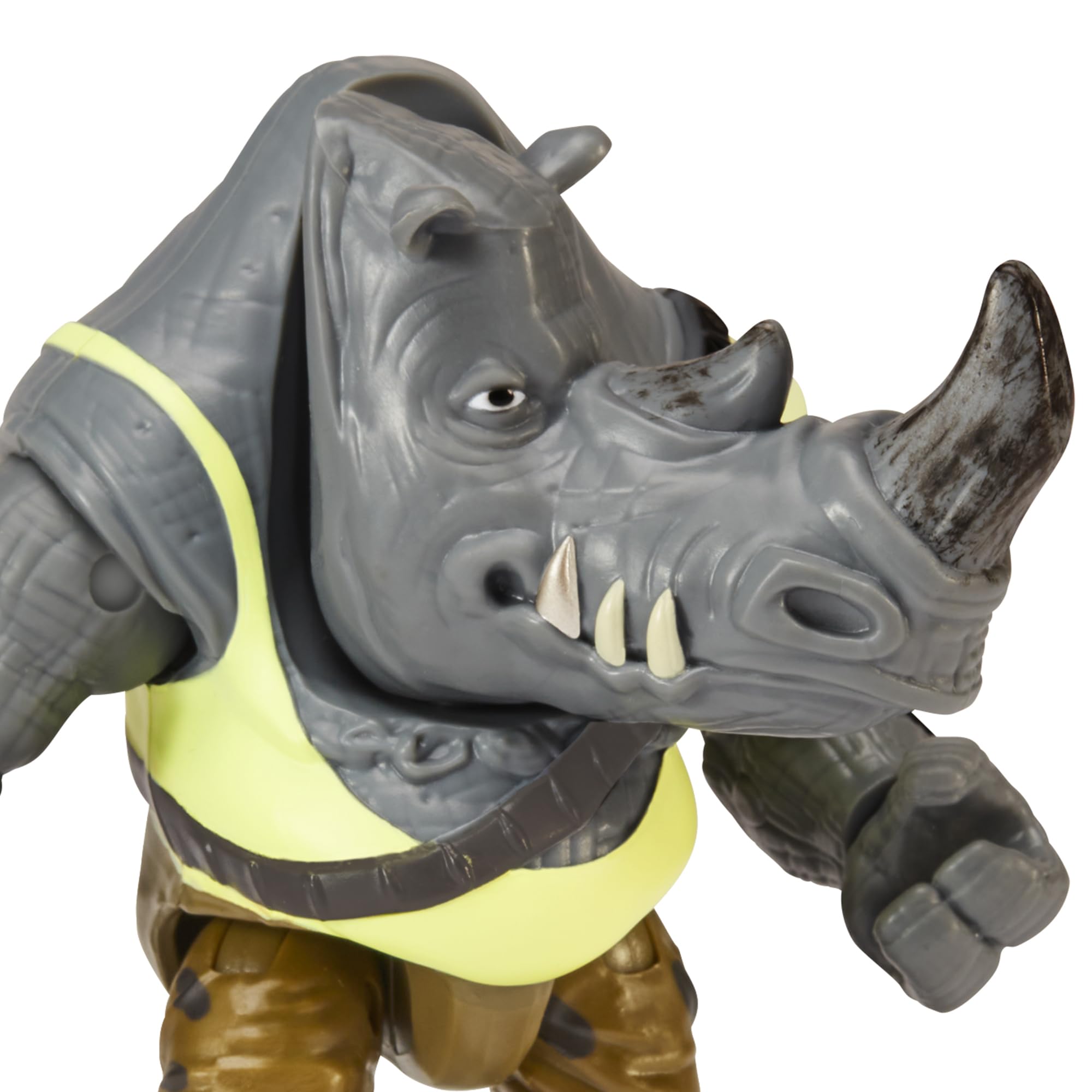 Foto 4 | Figura De Acción Teenage Mutant Ninja Turtles Rocksteady 10 Cm - Venta Internacional.