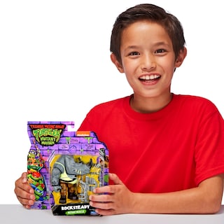 Foto 6 | Figura De Acción Teenage Mutant Ninja Turtles Rocksteady 10 Cm - Venta Internacional.