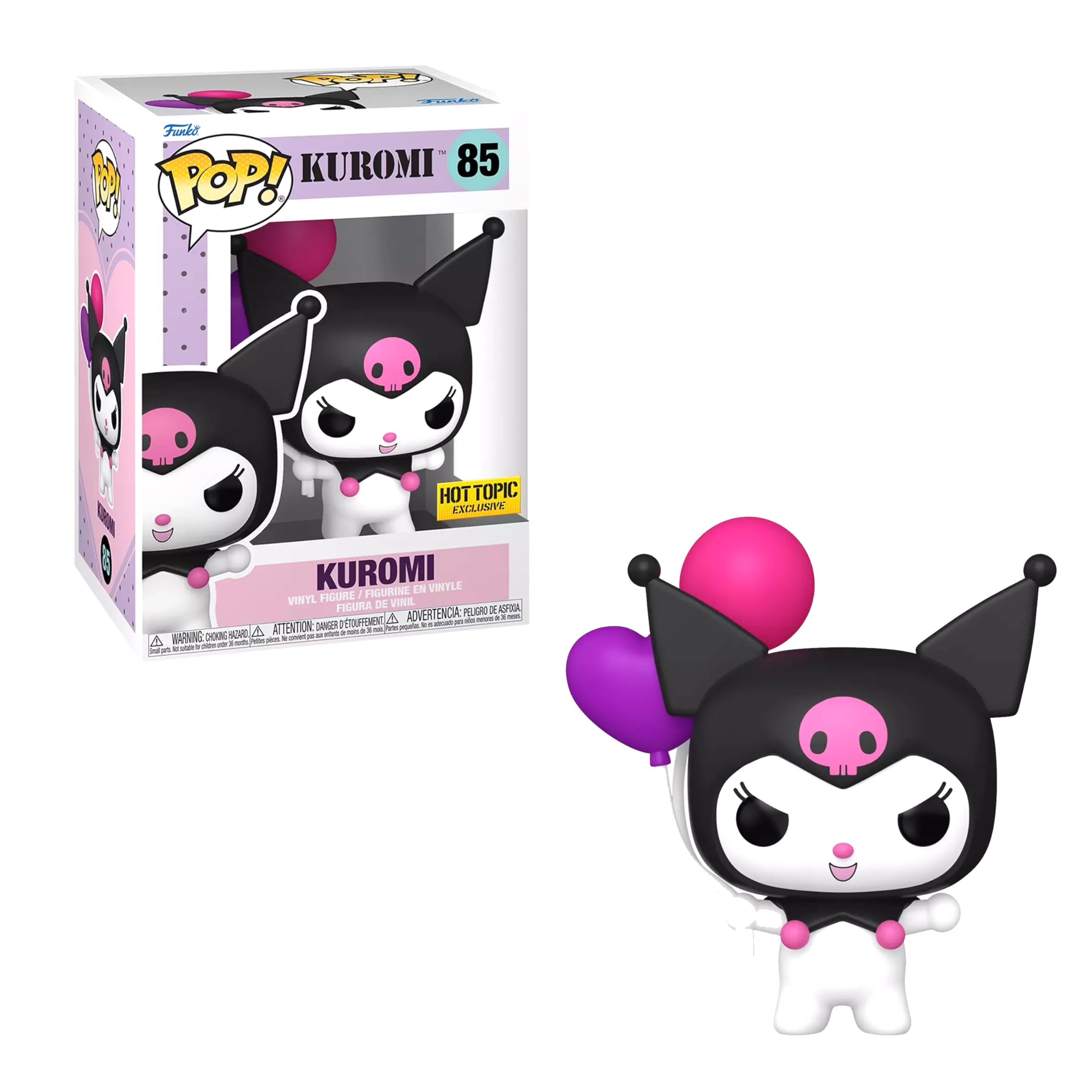 Foto 2 pulgar | Figura De Colección Funko Pop! Kuromi Con Globos #85 - Venta Internacional.