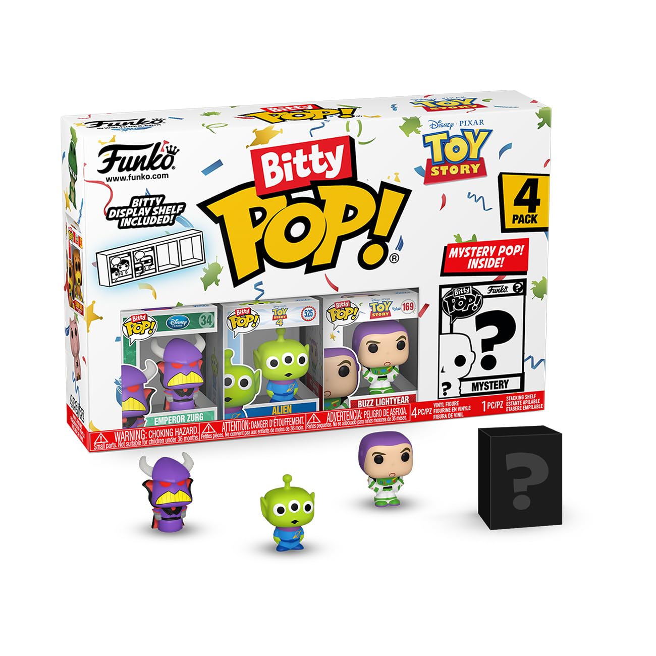 Paquete De 4 Minijuguetes Coleccionables Funko Bitty Pop! Toy Story - Venta Internacional. $597