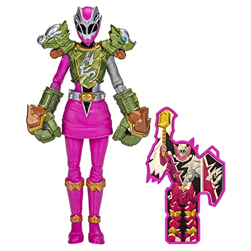 Foto 2 pulgar | Figura De Acción Power Rangers Dino Fury Smash Armor Rosa 15 Cm - Venta Internacional.