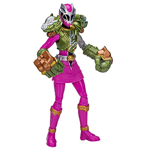 Foto 3 pulgar | Figura De Acción Power Rangers Dino Fury Smash Armor Rosa 15 Cm - Venta Internacional.