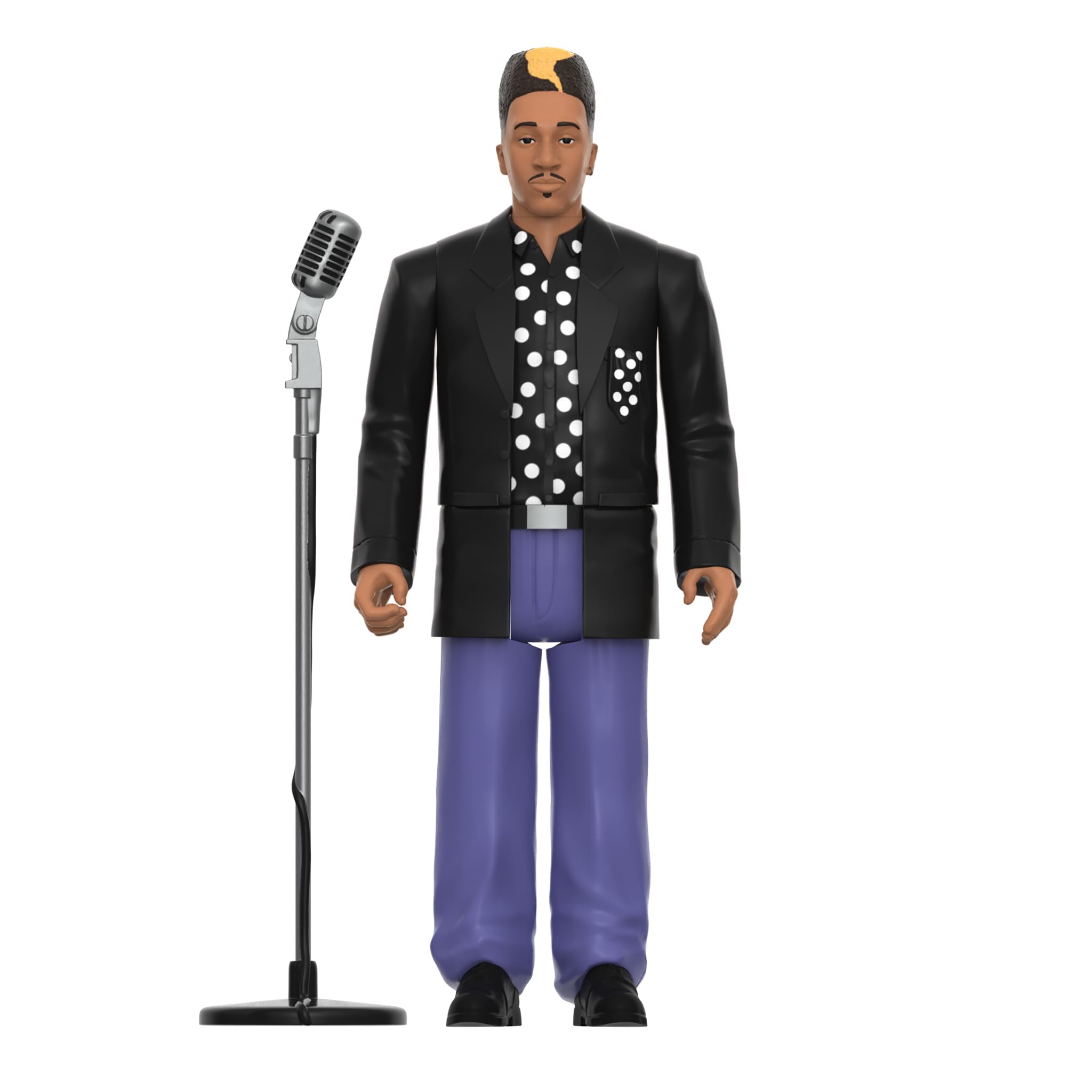 Foto 2 | Figura De Acción Super7 Kwamé Con Lunares Blancos Y Negros 3.75 - Venta Internacional.