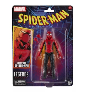 Foto 2 | Figura Acción De Last Stand Spiderman De Marvel +3 Años Rojo