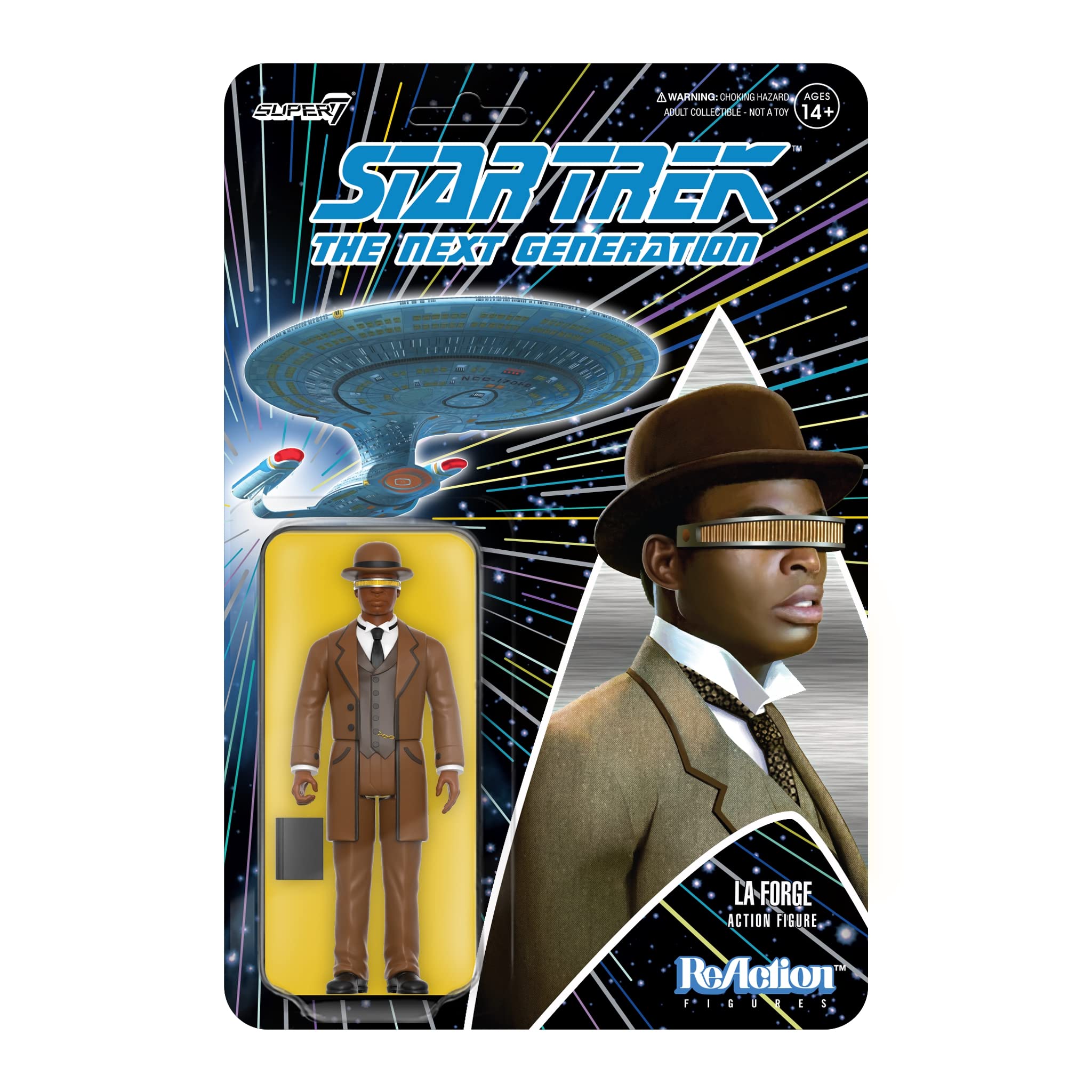 Figura De Acción Super7 Star Trek The Next Generation 3.75'' - Venta Internacional.