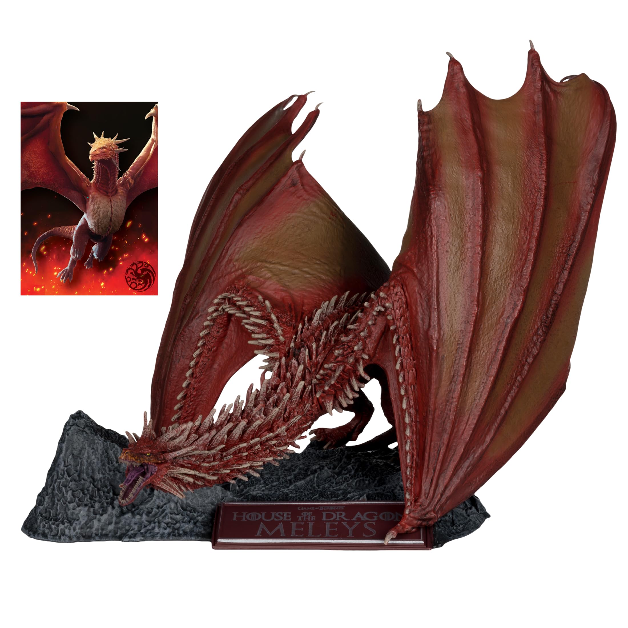 Foto 4 pulgar | Figura Mcfarlane Toys House Of The Dragon Meleys Dragon - Venta Internacional.