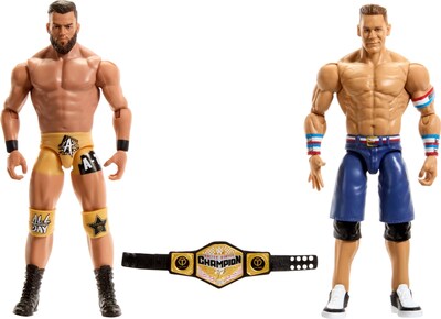 Foto 5 | Figura De Acción Mattel Wwe Championship Showdown John Cena Vs Austin Theory, Paquete De 2 - Venta Internacional.