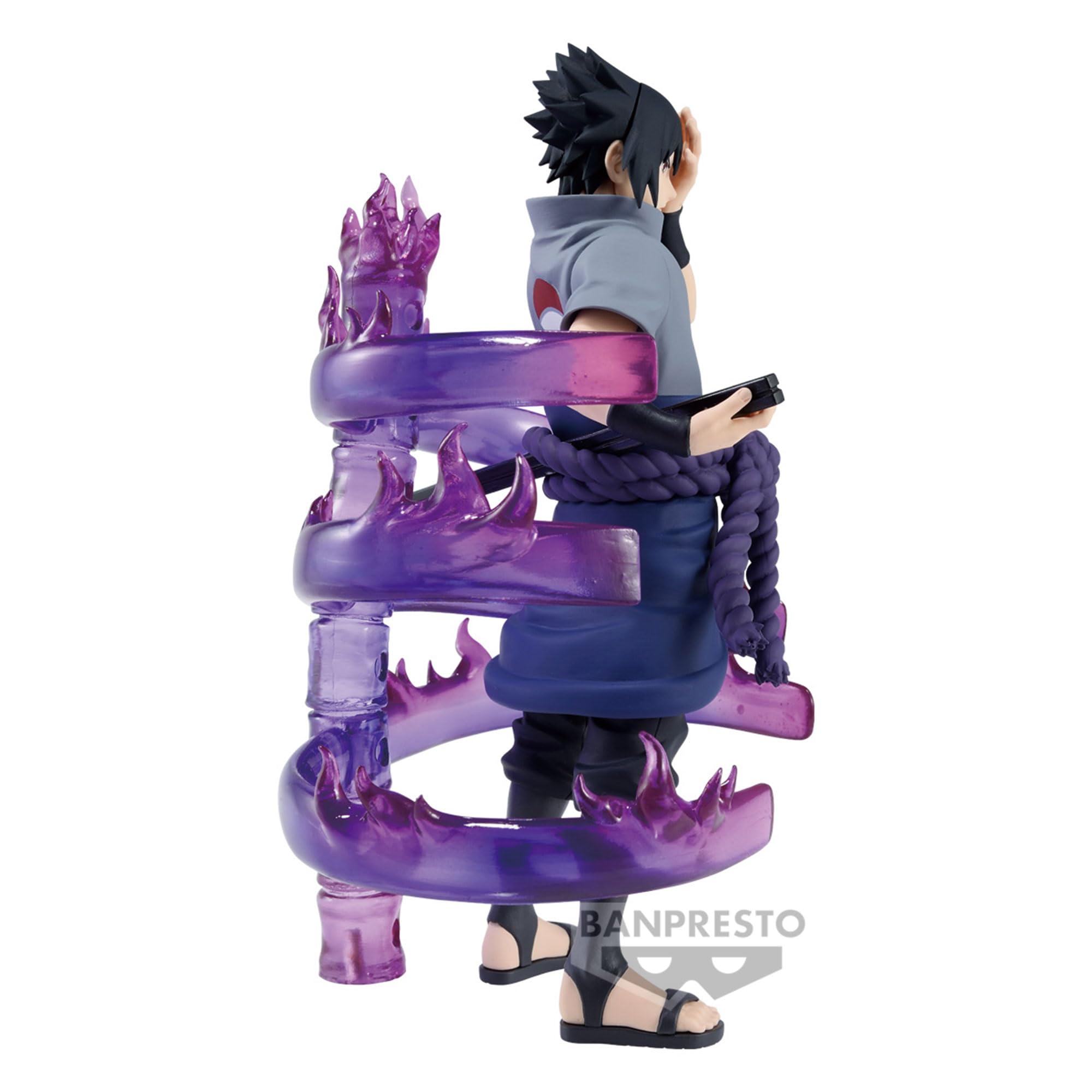 Foto 3 pulgar | Figura Banpresto Naruto Shippuden Uchiha Sasuke Ii - Venta Internacional.