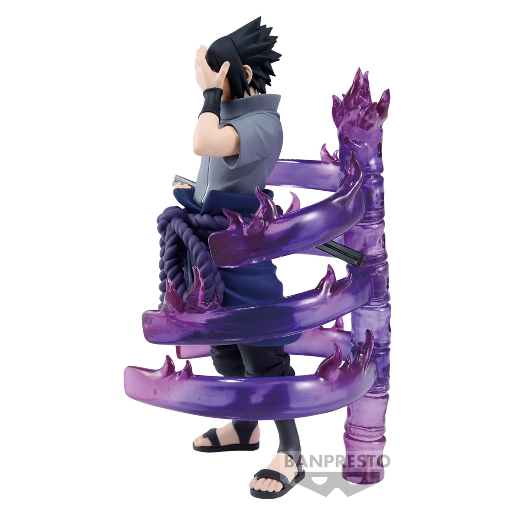 Foto 4 pulgar | Figura Banpresto Naruto Shippuden Uchiha Sasuke Ii - Venta Internacional.